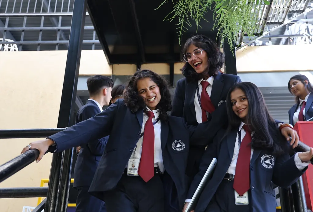 Presidency College students in uniform