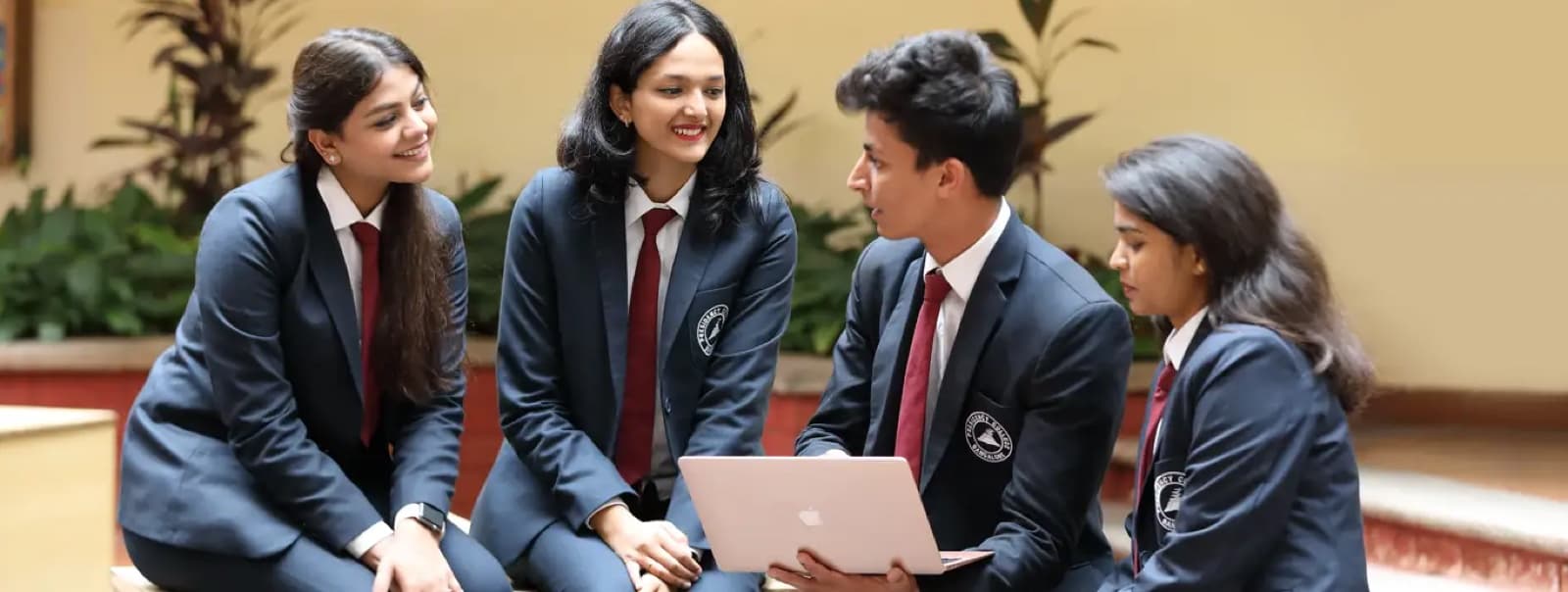 Presidency College students collaborating