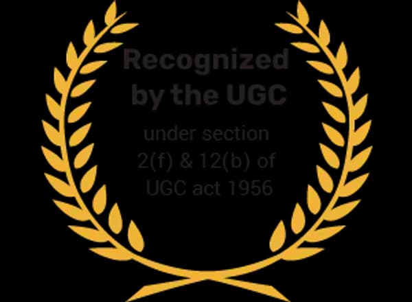 Recognized by the UGC under section 2(f) & 12(b) of UGC act 1956